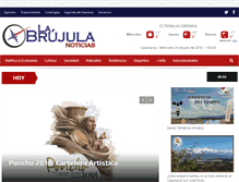 Tablet Screenshot of labrujulanoticias.com